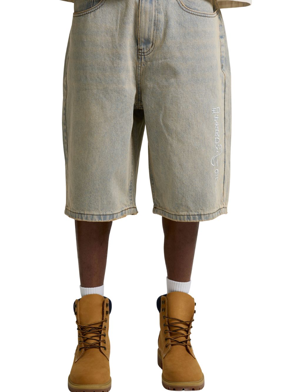 Shorts Desert snake relaxed fit ED HARDY Uomo - Beige