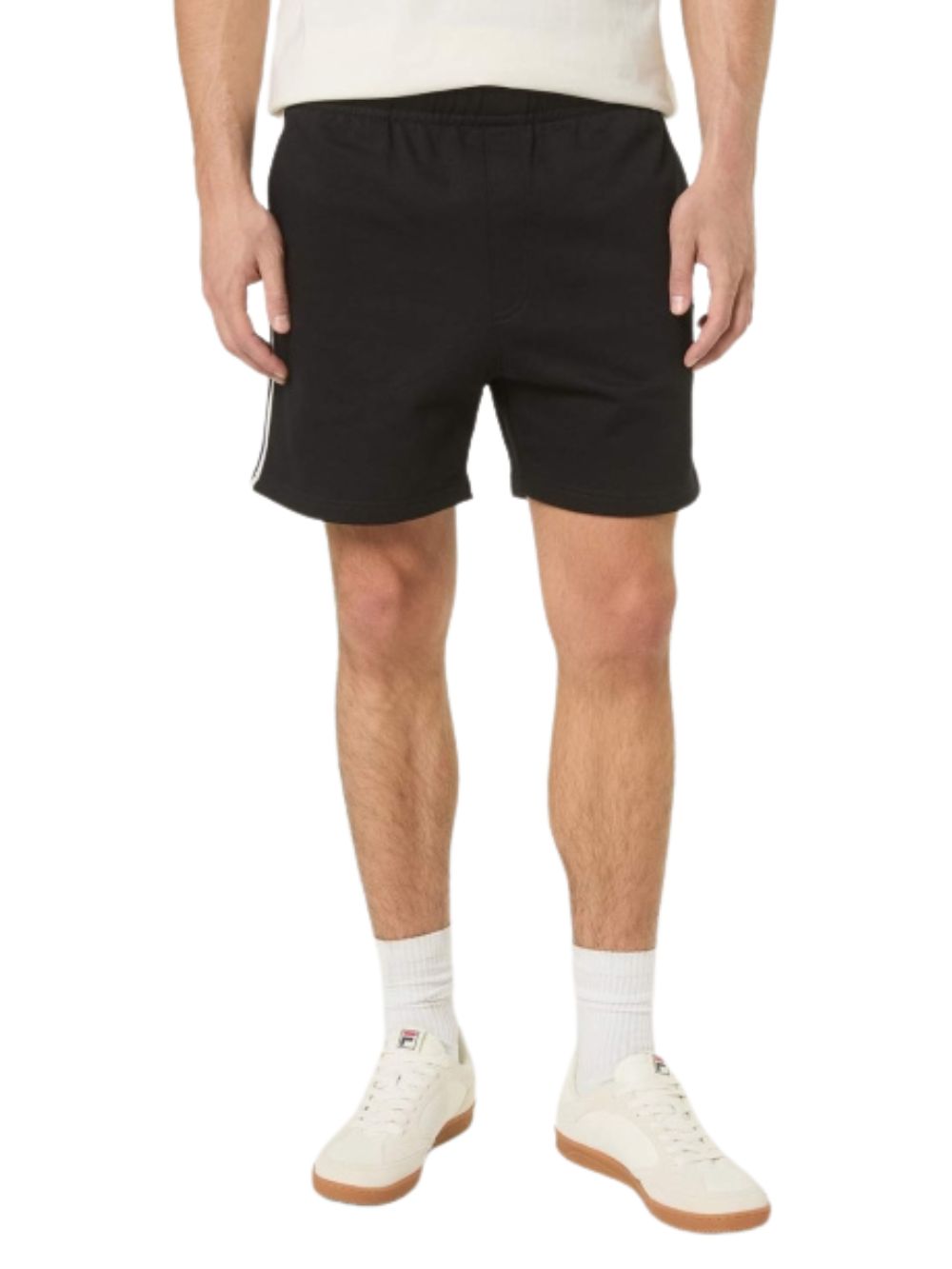 Shorts Diecimo Regular Heritage FILA Uomo - Nero