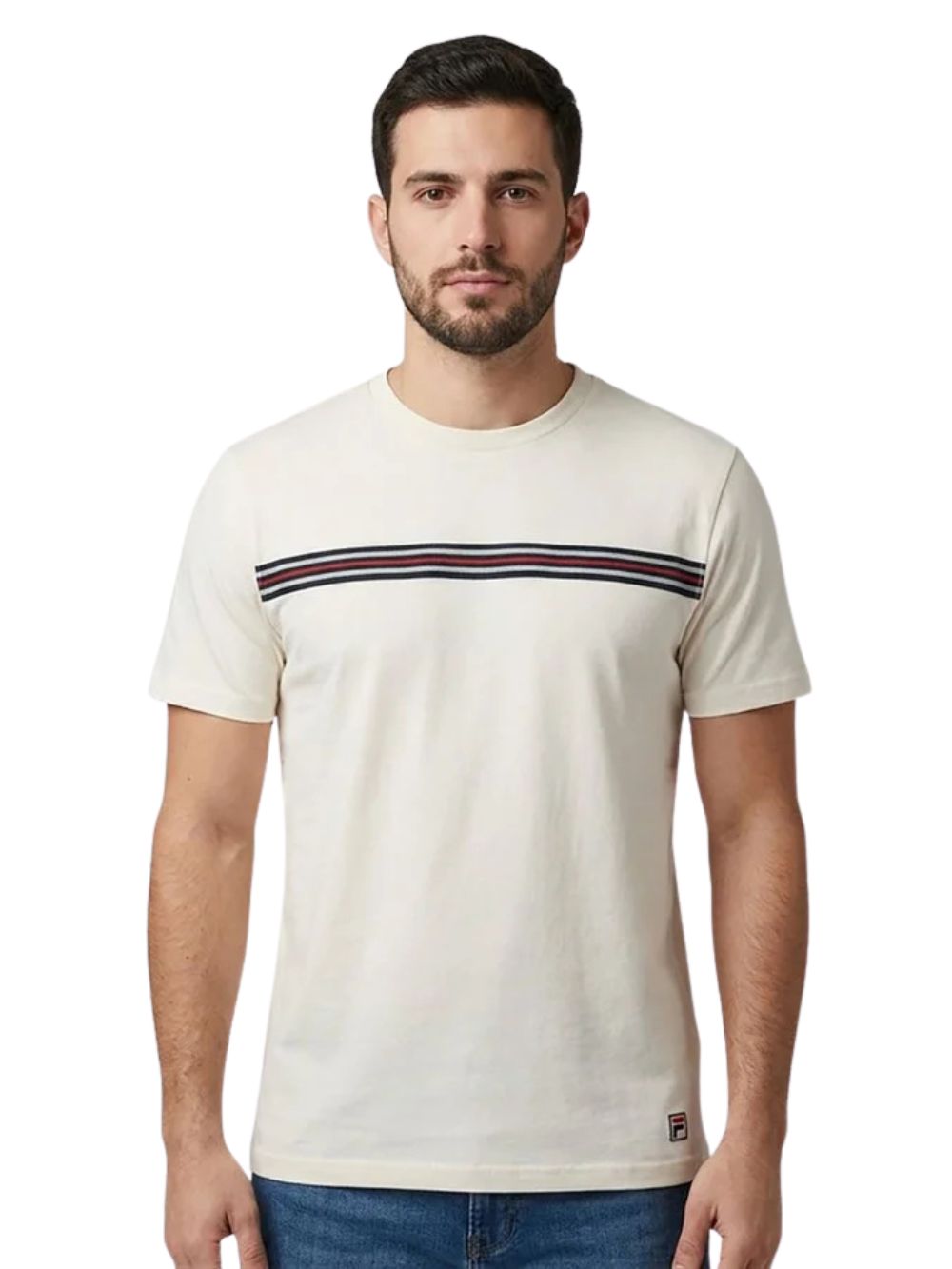 T-shirt Diecimo Regular Heritage FILA Uomo - Bianco