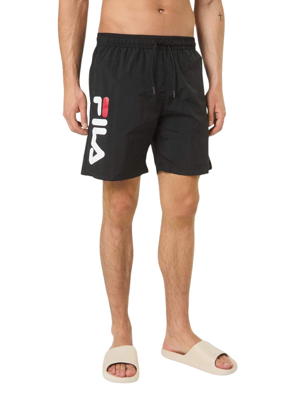 Costume Caravello Regular Logo FILA Uomo - Nero