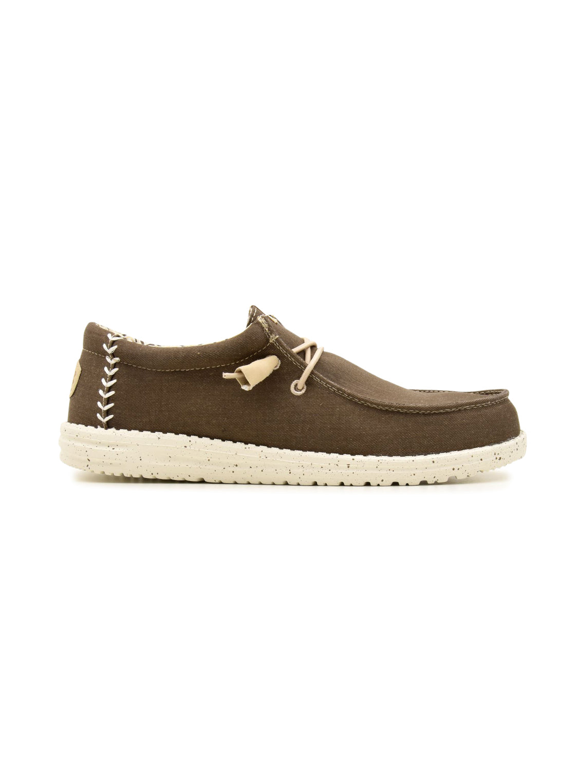 Calzatura Wally Stretch Canvas HEY DUDE Uomo - Marrone