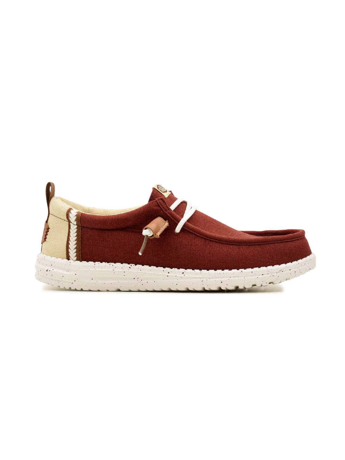Calzatura Wally Summer Linen HEY DUDE Uomo - Rosso