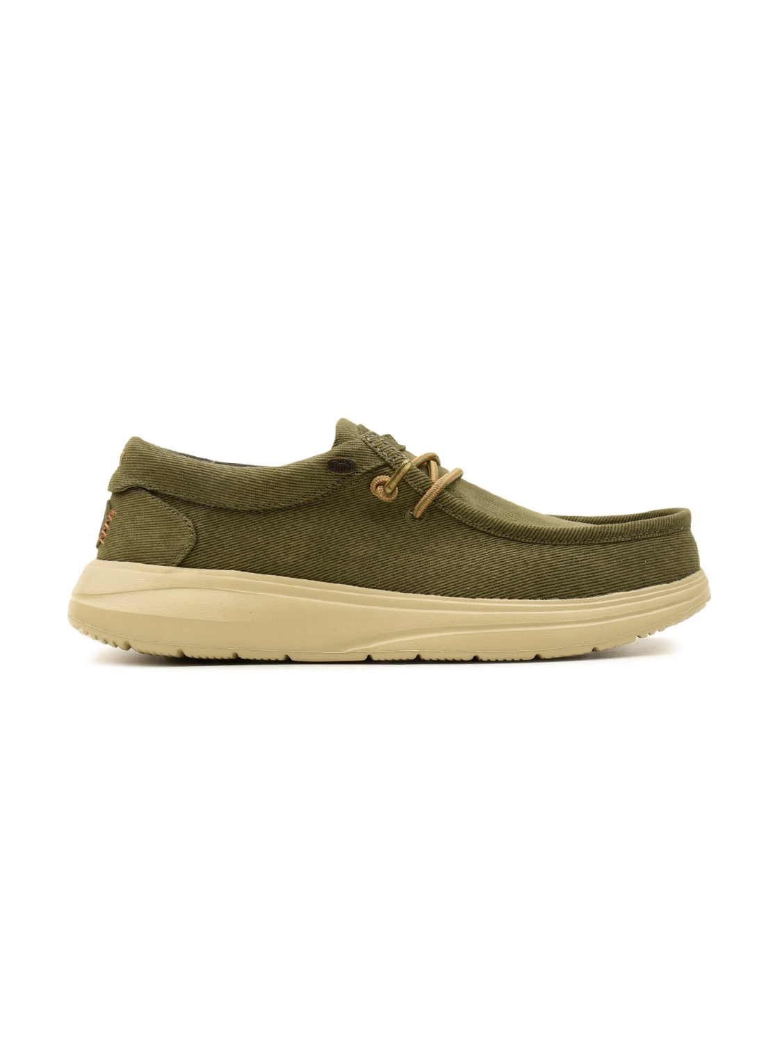 Calzatura Wally Comf Worn Twill HEY DUDE Uomo - Verde