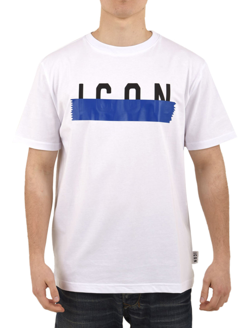T-shirt con logo scotch ICON Uomo - Bianco