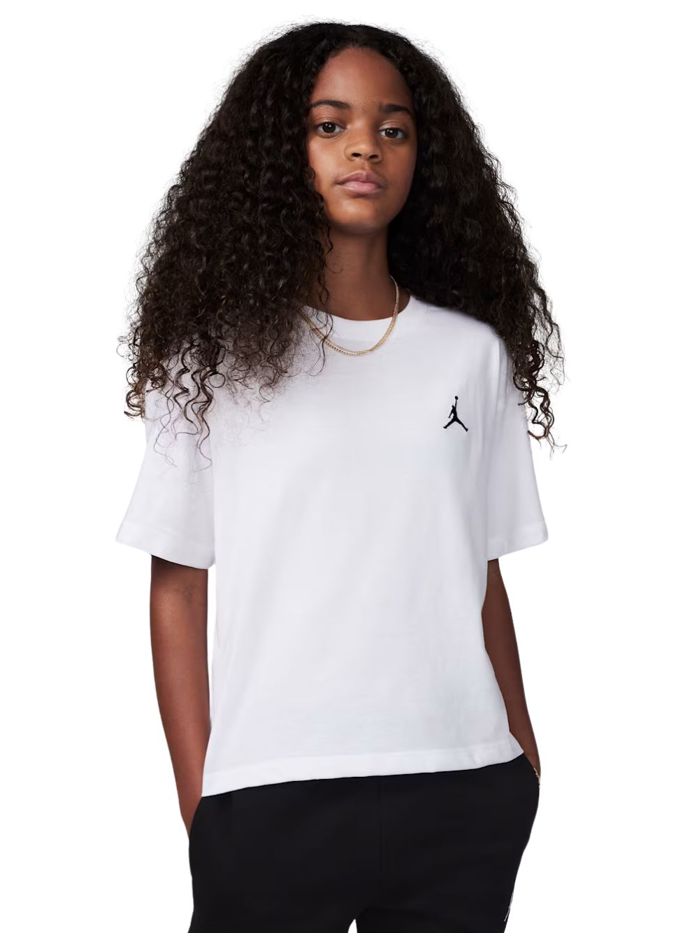 T-shirt Brooklyn essentials JORDAN Bambino - Bianco