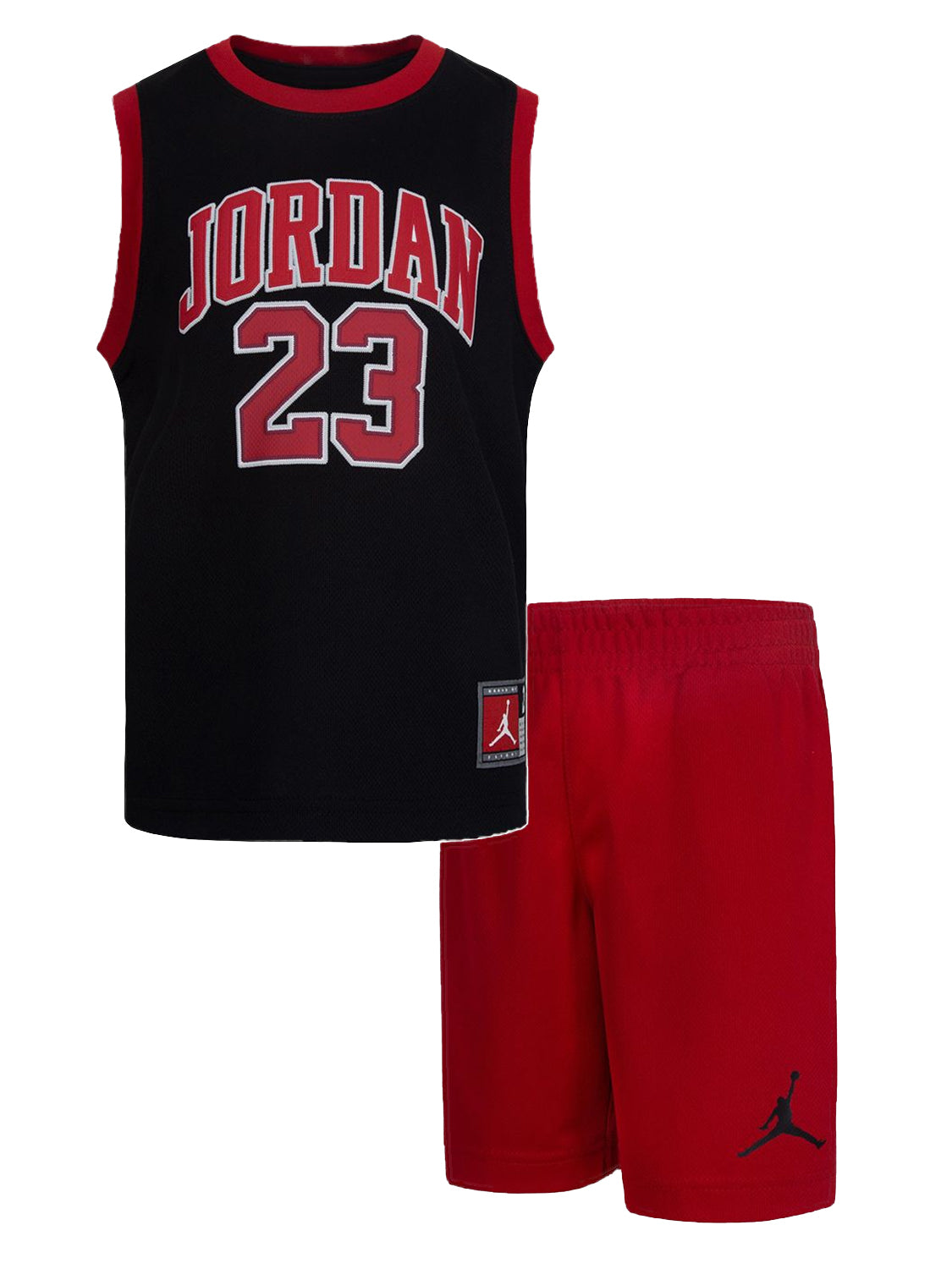 Set Jordan Jersey Short JORDAN Bambino - Nero