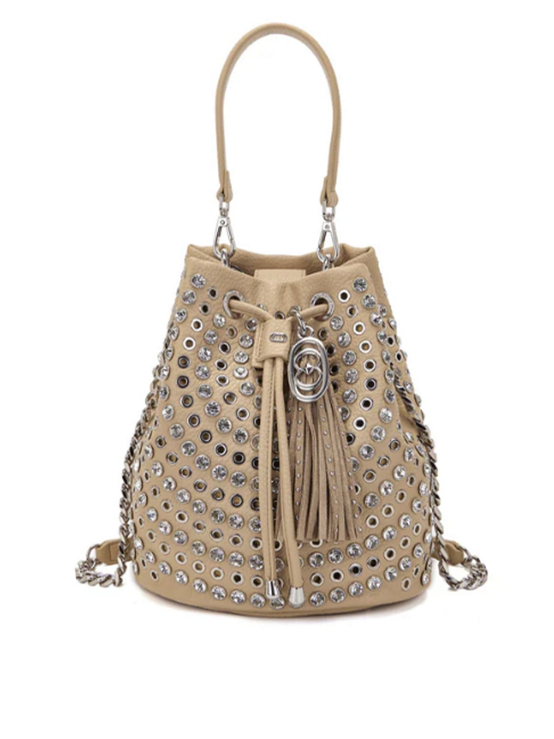 Borsa secchiello Andromeda tumbled LA CARRIE Donna - Beige