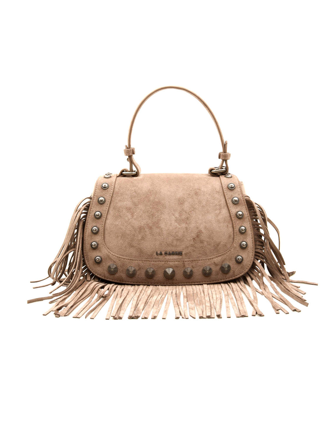 Borsa a spalla Aztec suede LA CARRIE Donna - Grigio