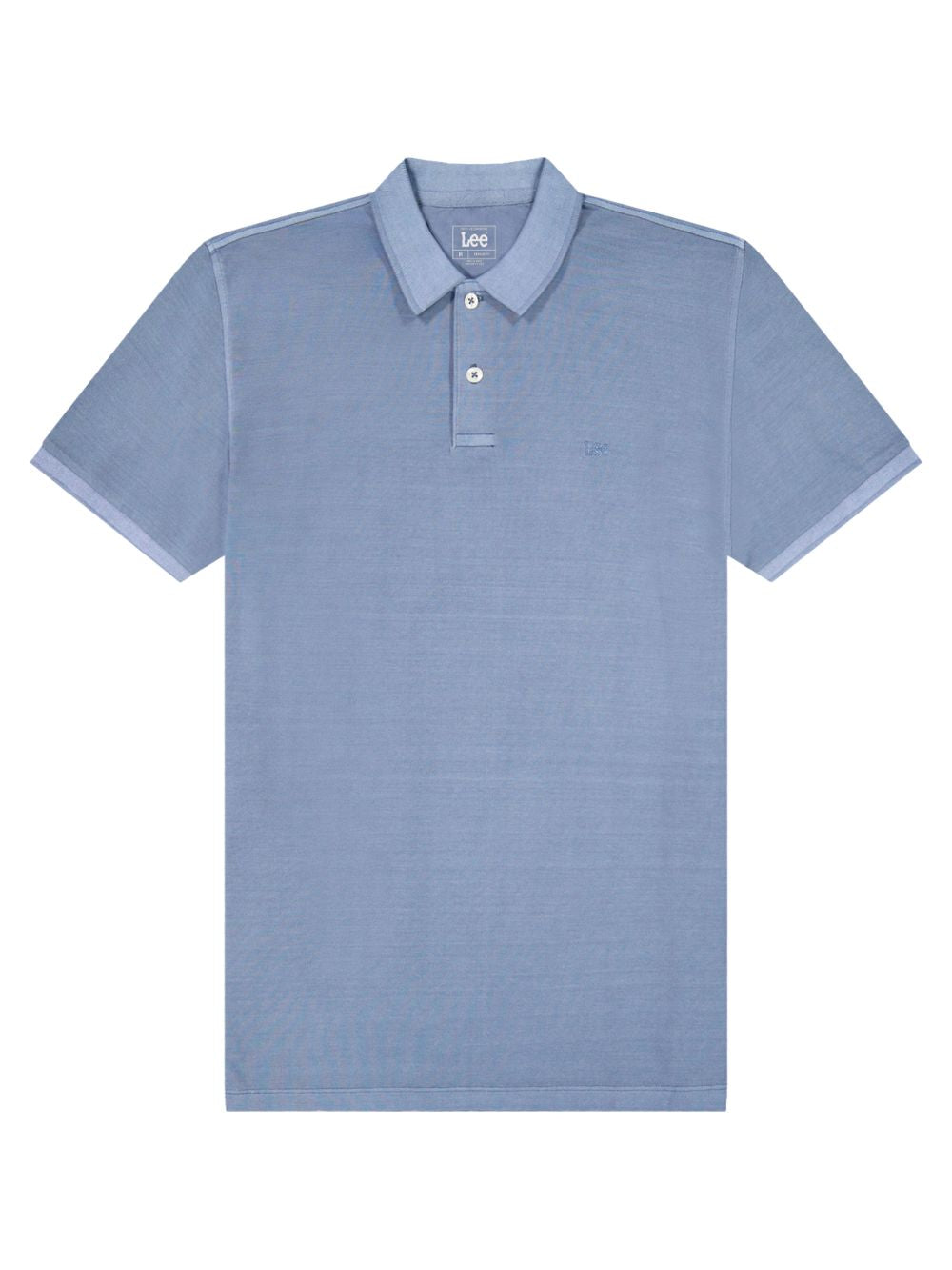 Polo garment dye LEE Uomo - Blue