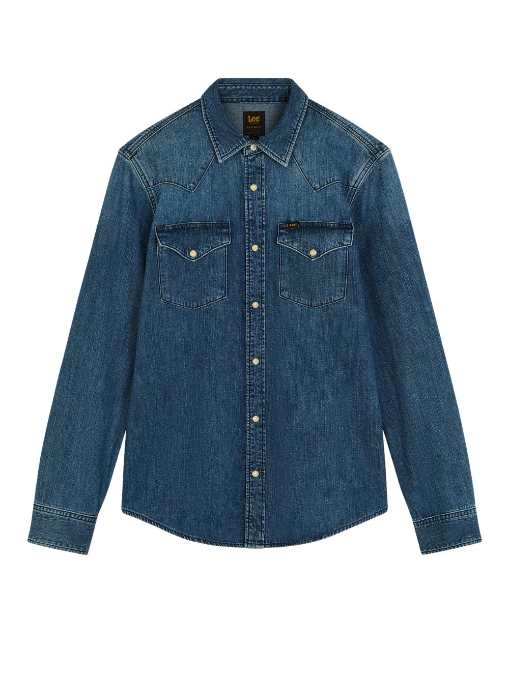 Camicia regular western LEE Uomo - Blue
