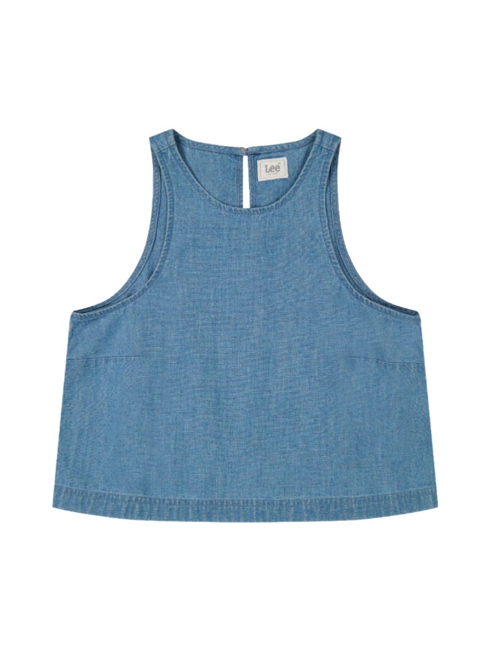 Top boxy sleeveless LEE Donna - Blue
