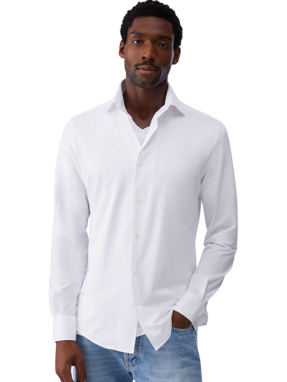 Camicia manica lunga con taschino LIU JO Uomo - Bianco