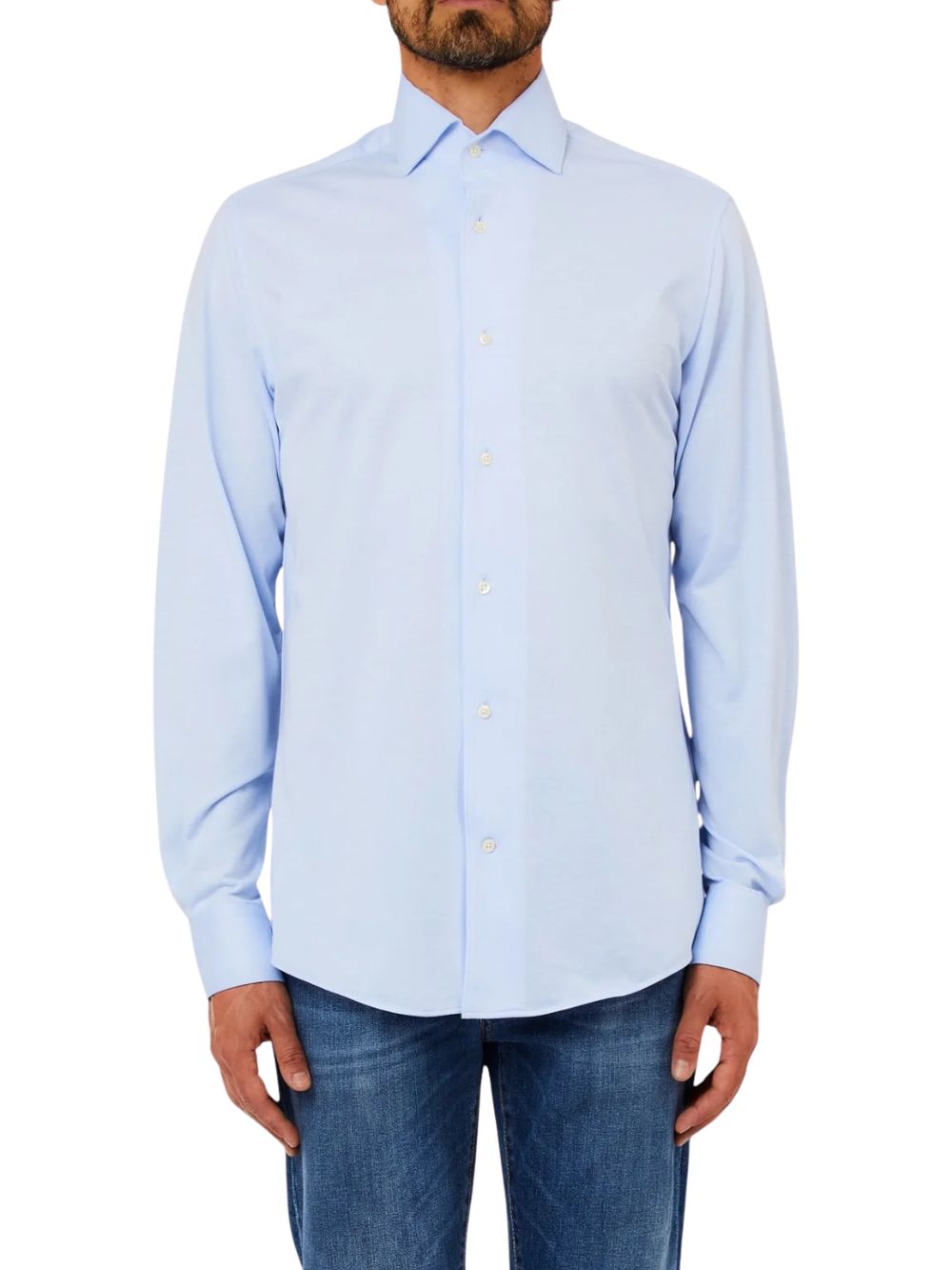Camicia manica lunga con taschino LIU JO Uomo - Blue