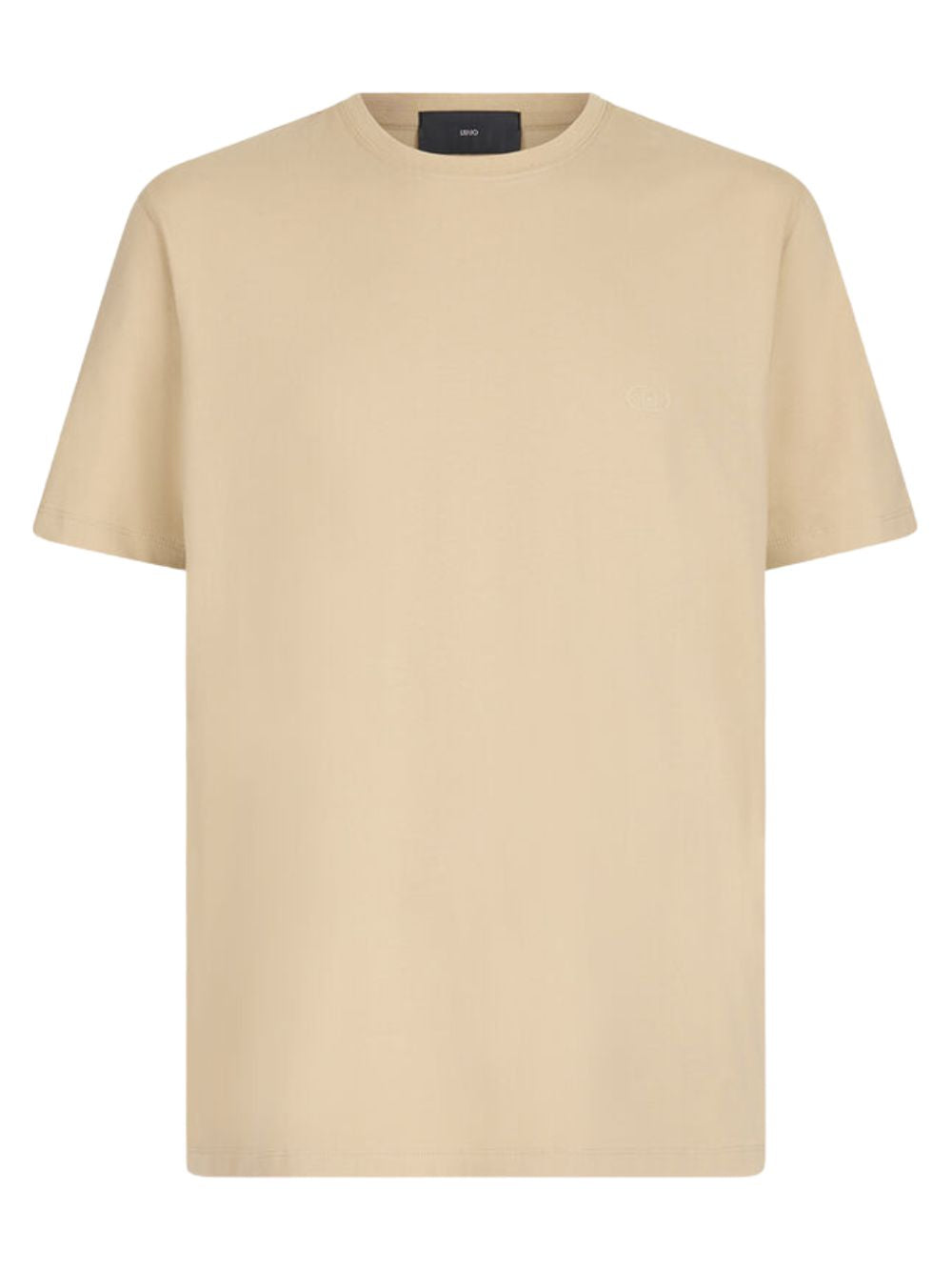 T-shirt basica contrasto LIU JO Uomo - Beige