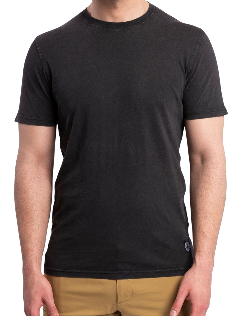 T-shirt cotone fiammato MARKUP Uomo - Nero