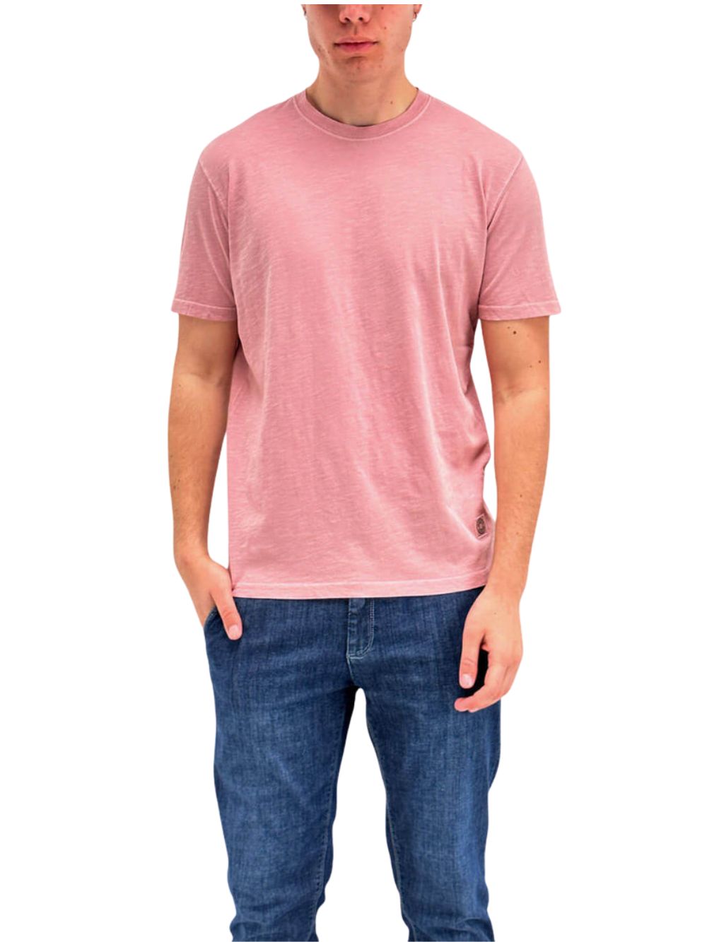 T-shirt cotone fiammato MARKUP Uomo - Rosa