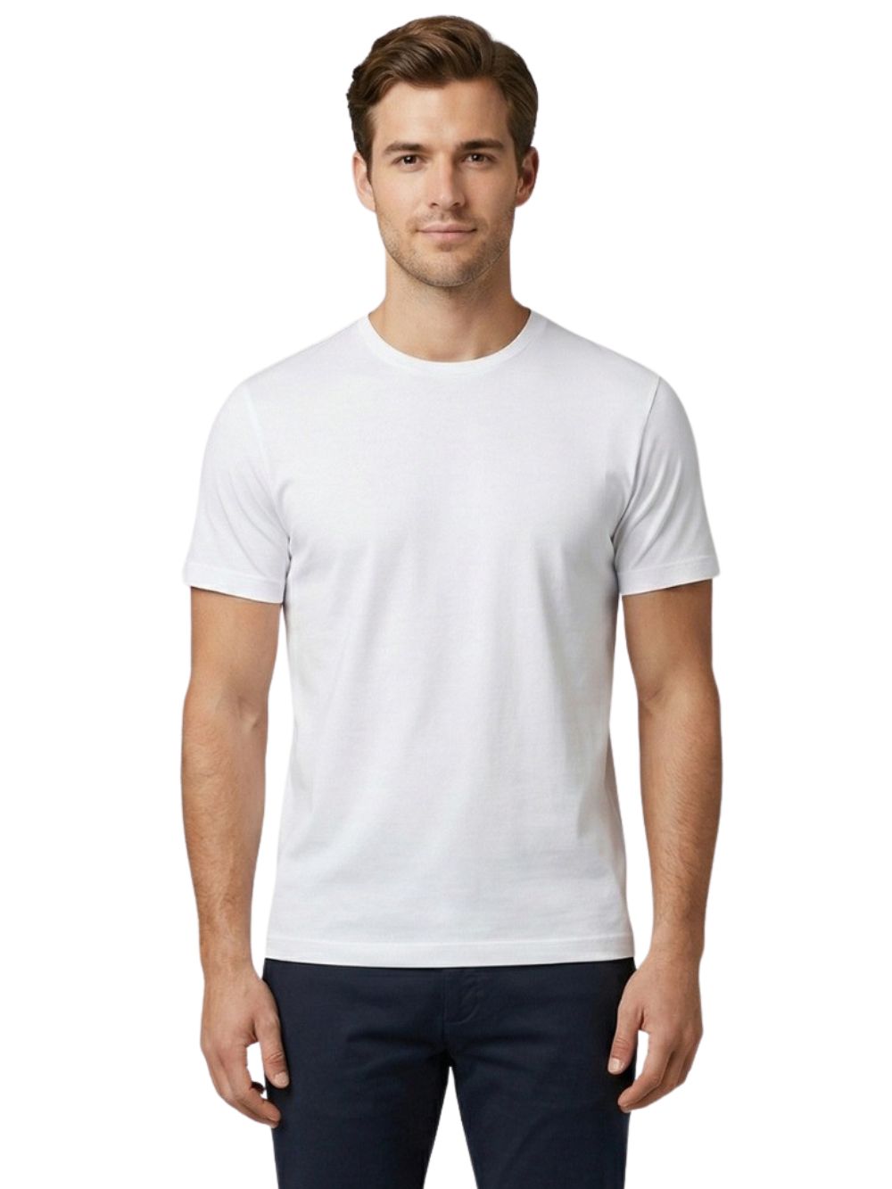 T-shirt cotone fiammato MARKUP Uomo - Bianco