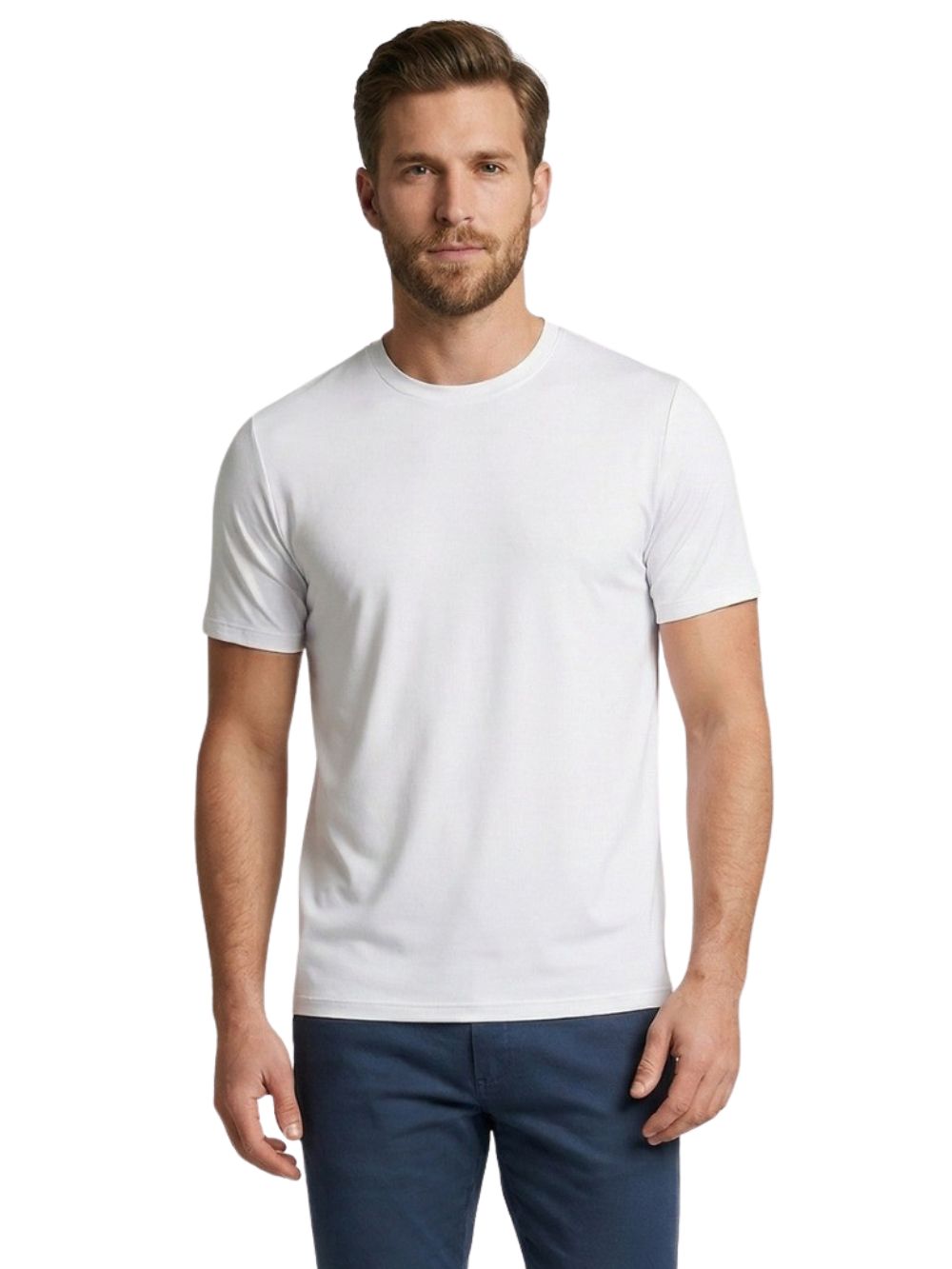 T-shirt tessuto no iron MARKUP Uomo - Bianco
