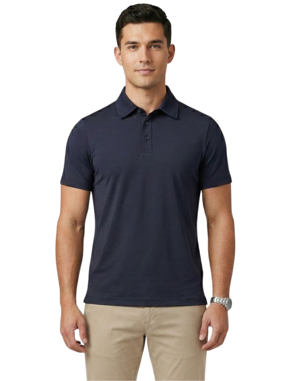 Polo tessuto no iron MARKUP Uomo - Blue
