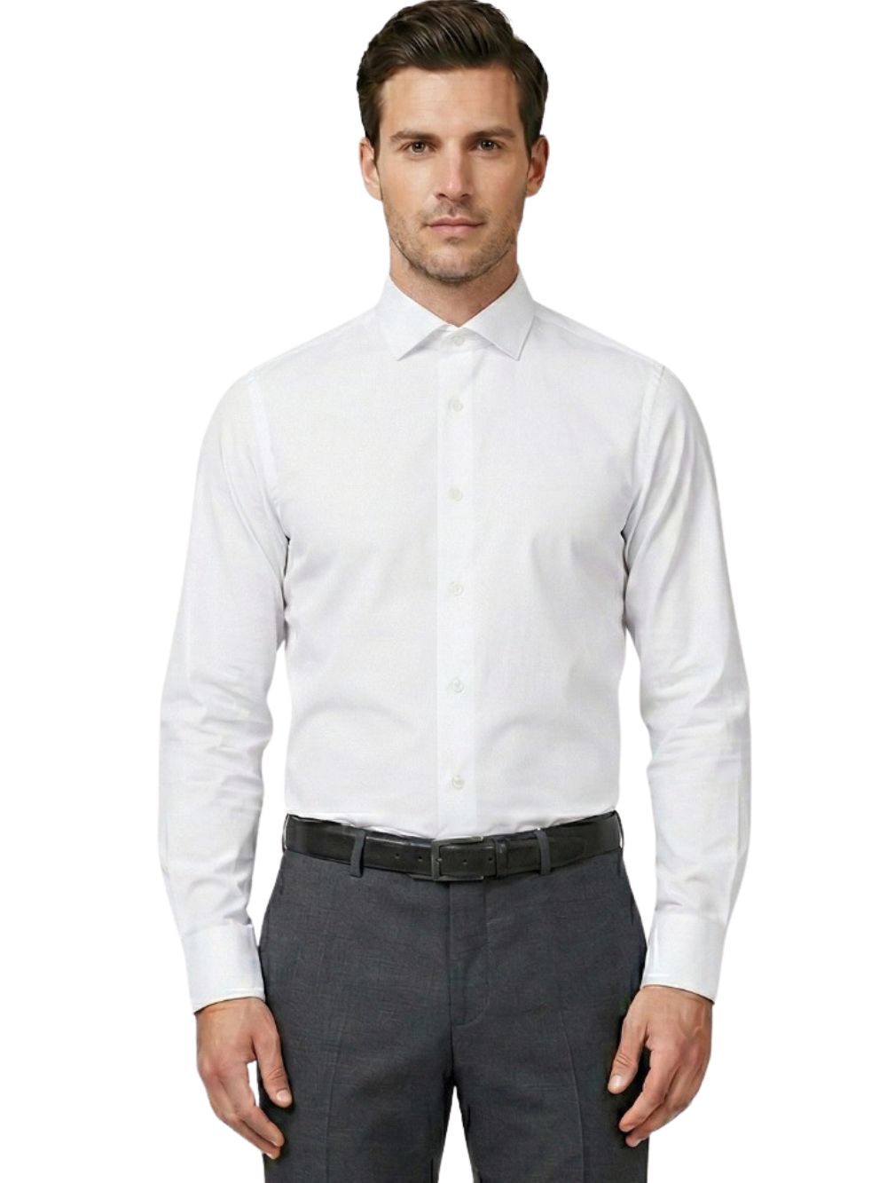 Camicia manica lunga collo italiano MARKUP Uomo - Bianco