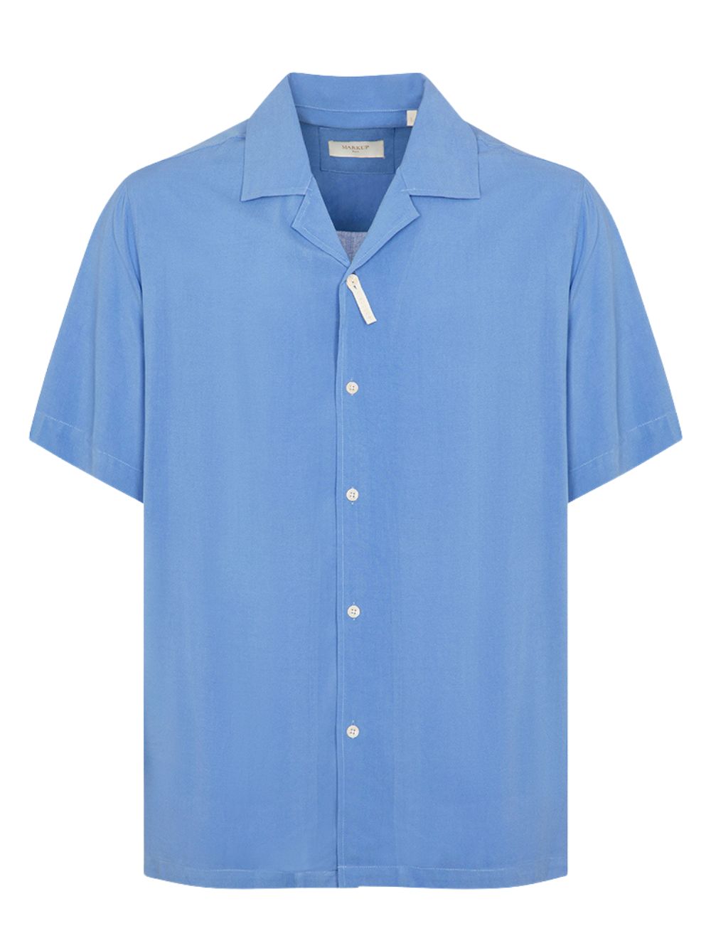 Camicia manica corta collo riviera MARKUP Uomo - Blue