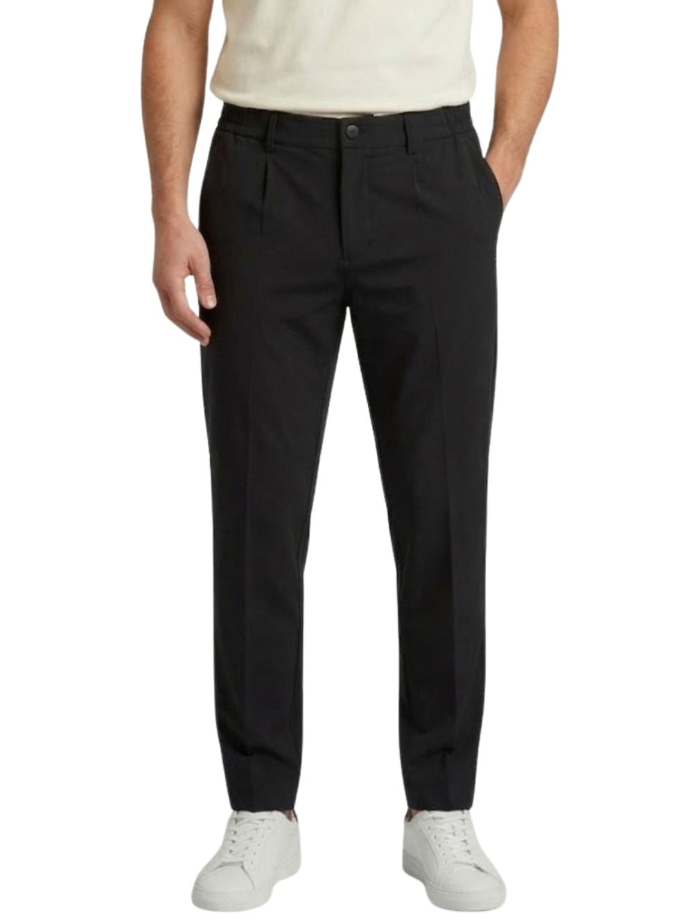 Pantalone con laccio nylon elastan MARKUP Uomo - Nero