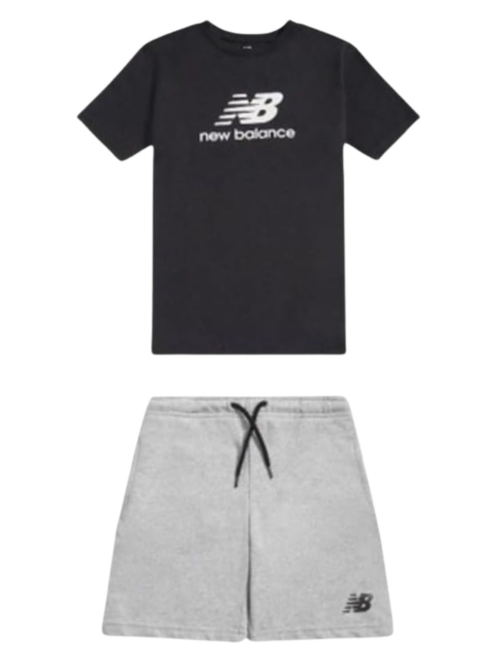 Set stacked logo NEW BALANCE Bambino - Nero
