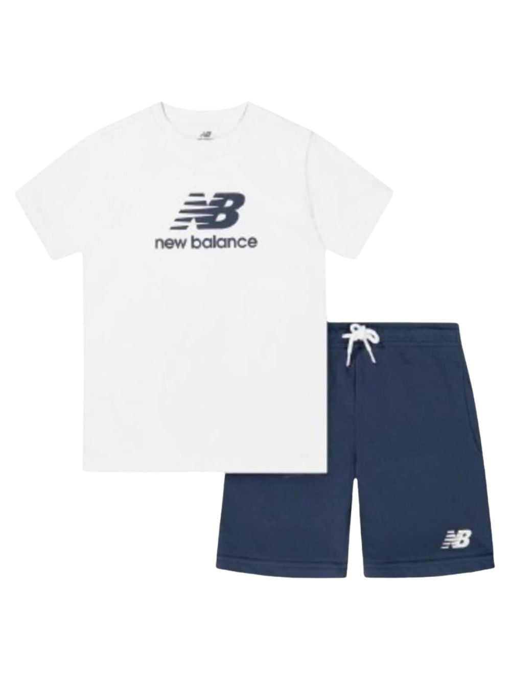 Set stacked logo NEW BALANCE Bambino - Bianco