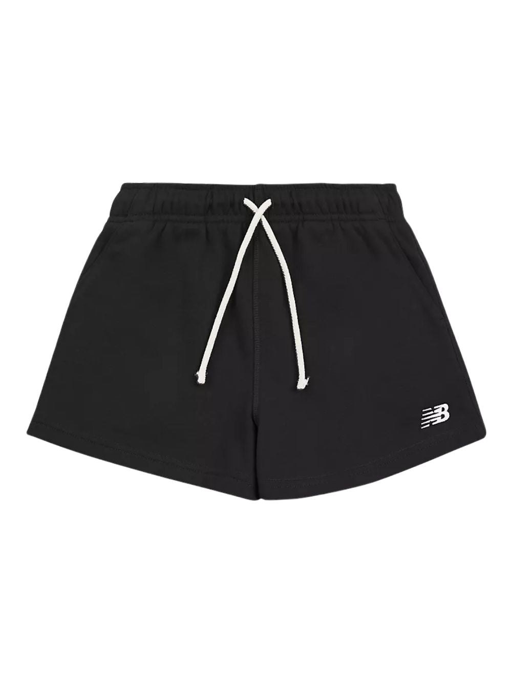 Shorts french terry NEW BALANCE Bambina - Nero
