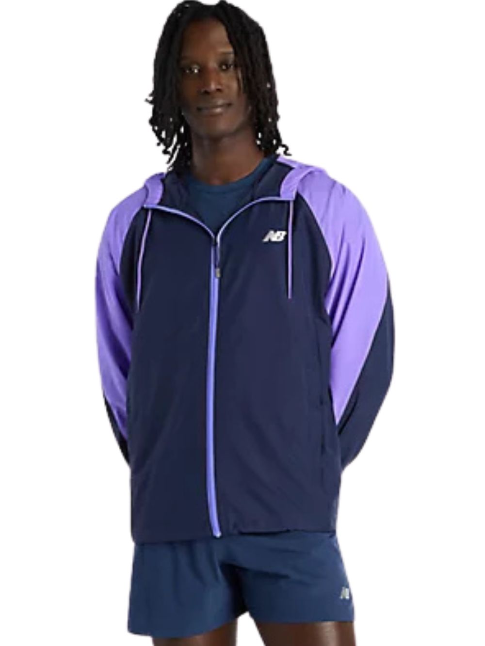 Giubbotto Athletics light packable NEW BALANCE Uomo - Blue