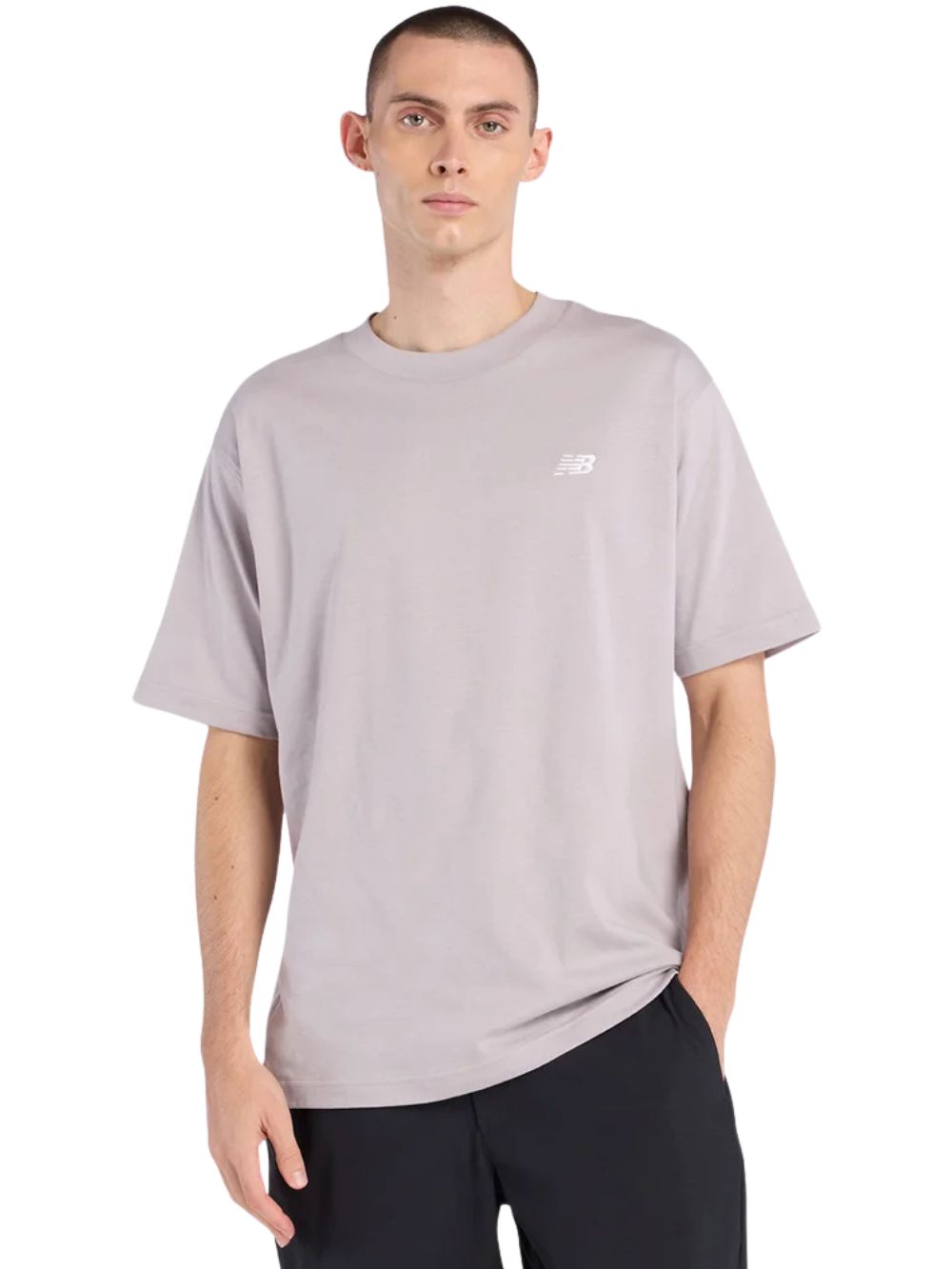 T-shirt Essentials cotton NEW BALANCE Uomo - Grigio