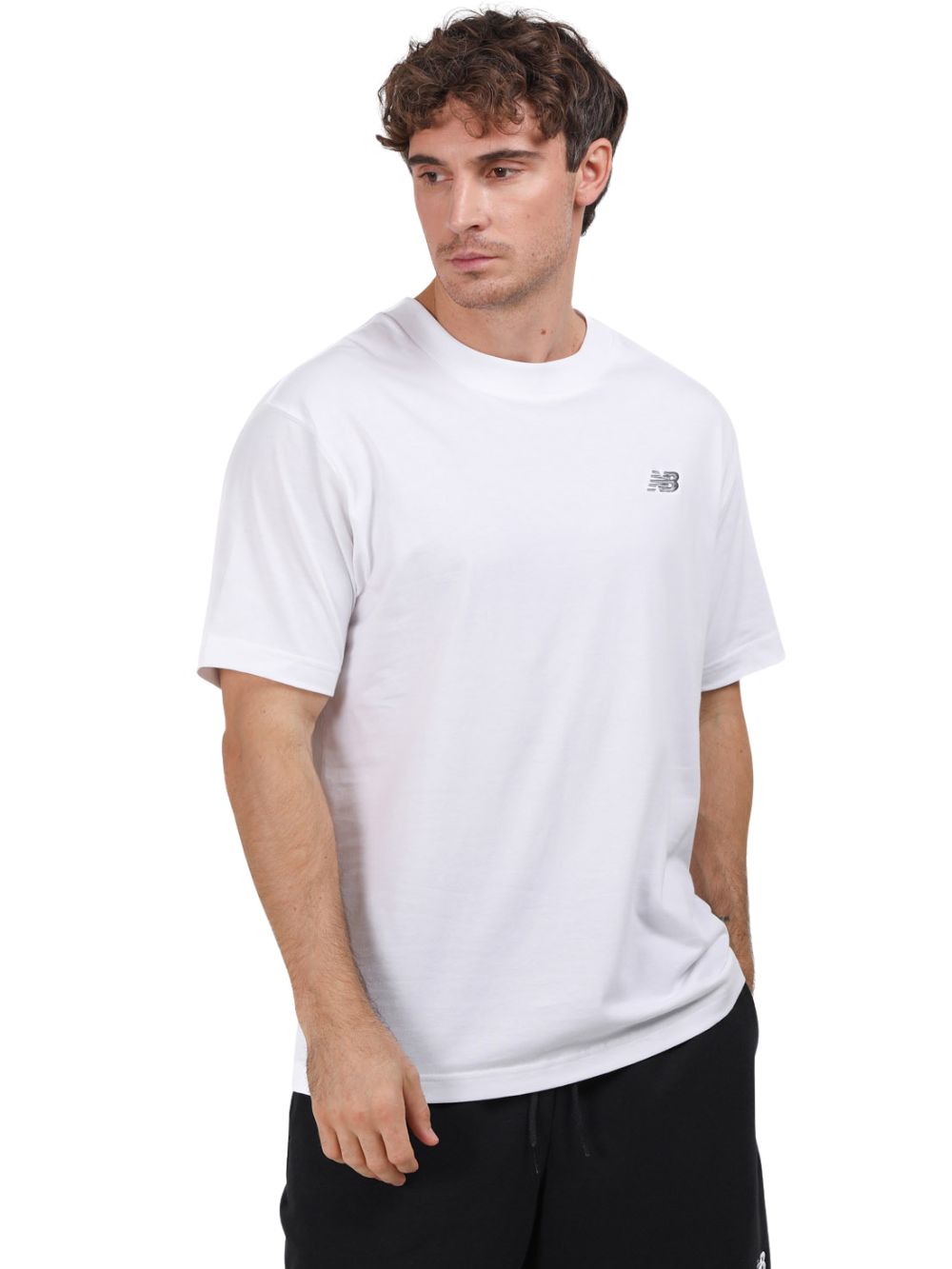 T-shirt Essentials cotton NEW BALANCE Uomo - Bianco