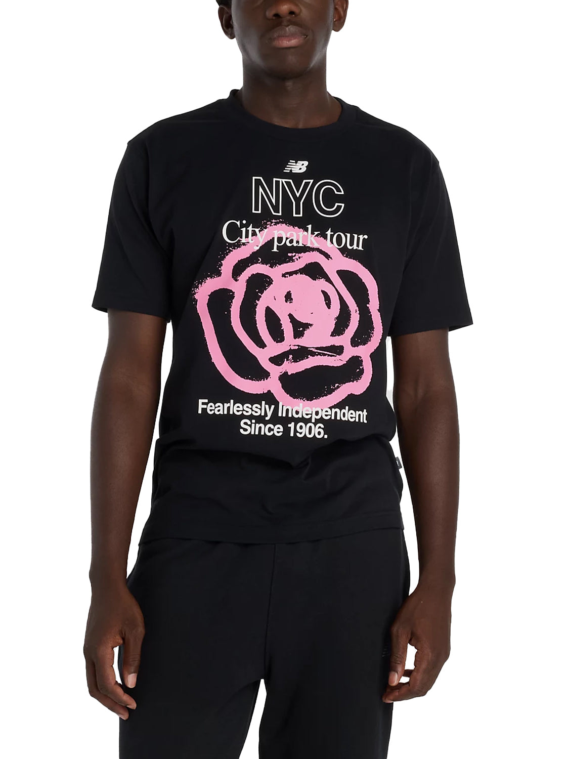 T-shirt NYC city run NEW BALANCE Uomo - Nero