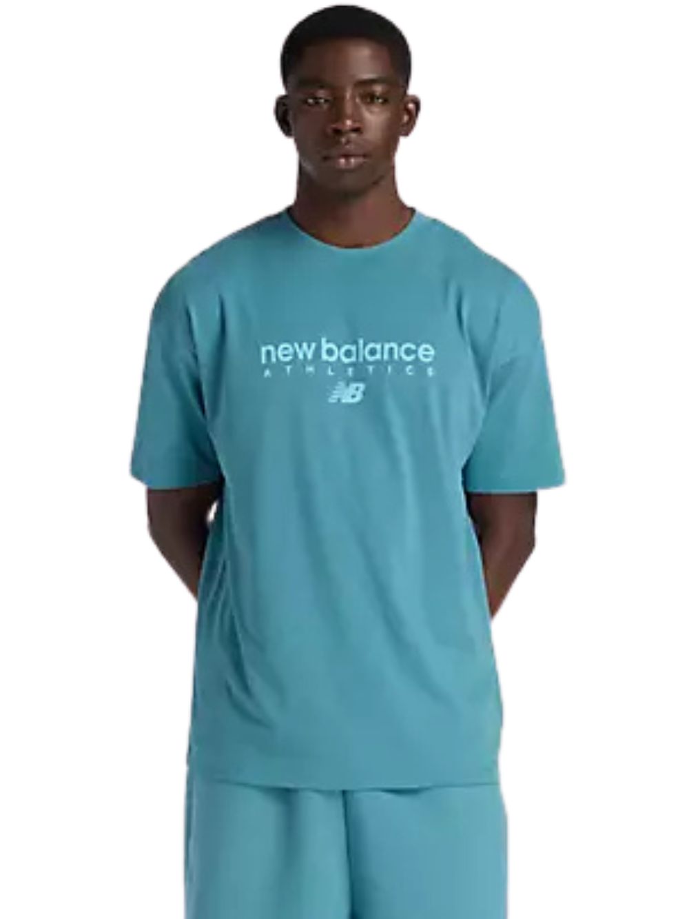 T-shirt Linear graphic NEW BALANCE Uomo - Verde
