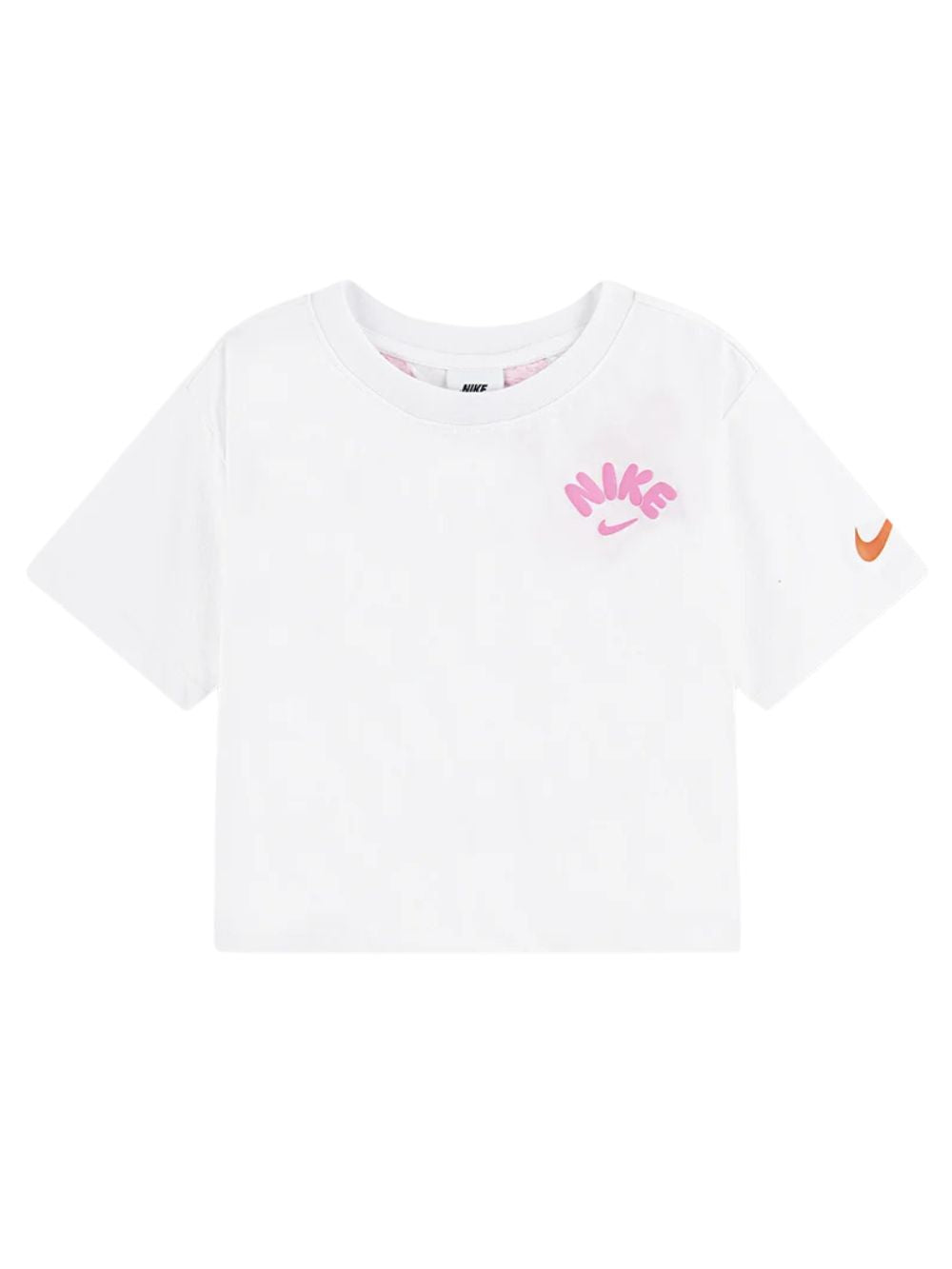 T-shirt bold play boxy NIKE Bambino - Bianco