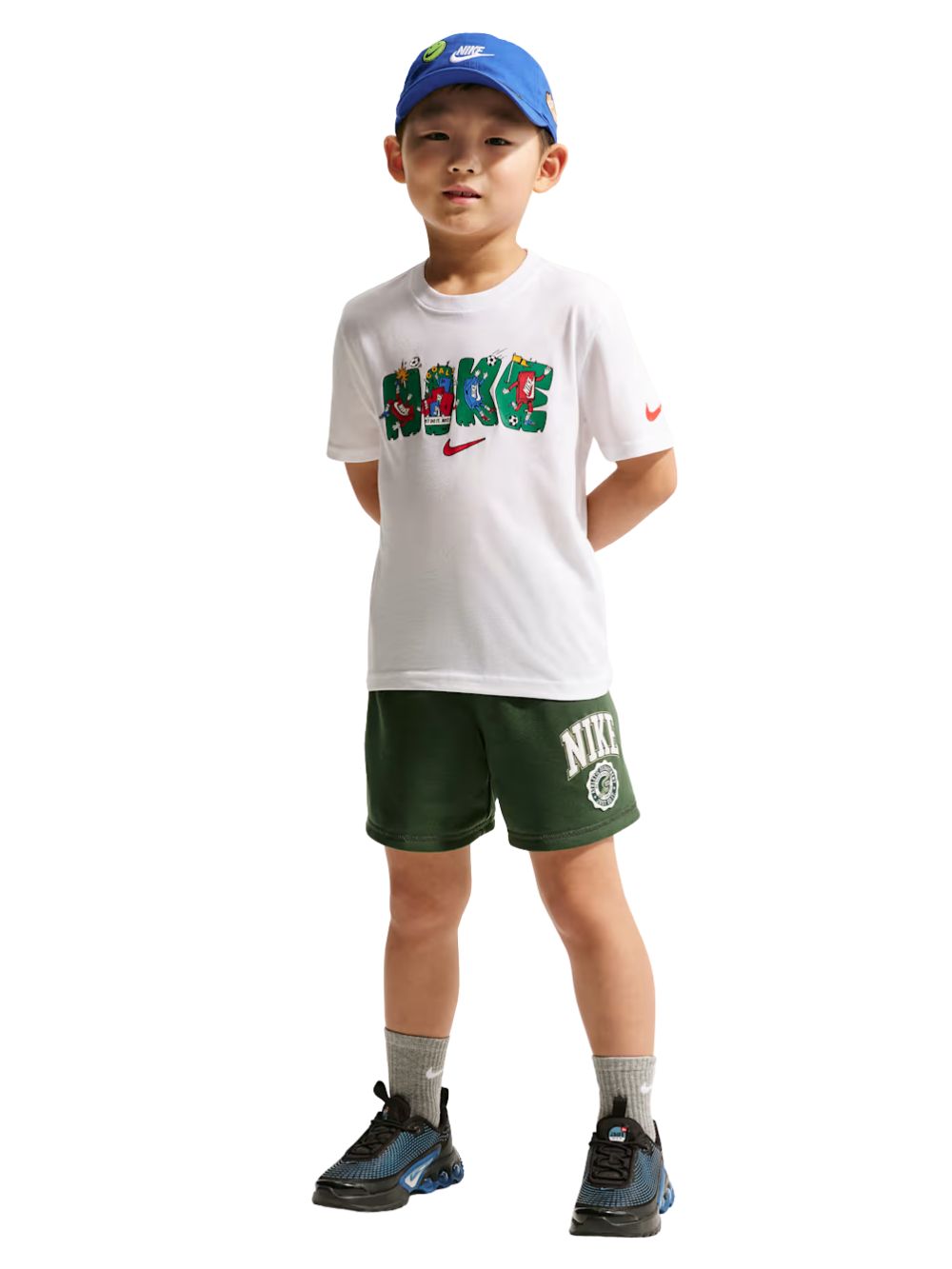 T-shirt boxy multi sport graphic NIKE Bambino - Bianco