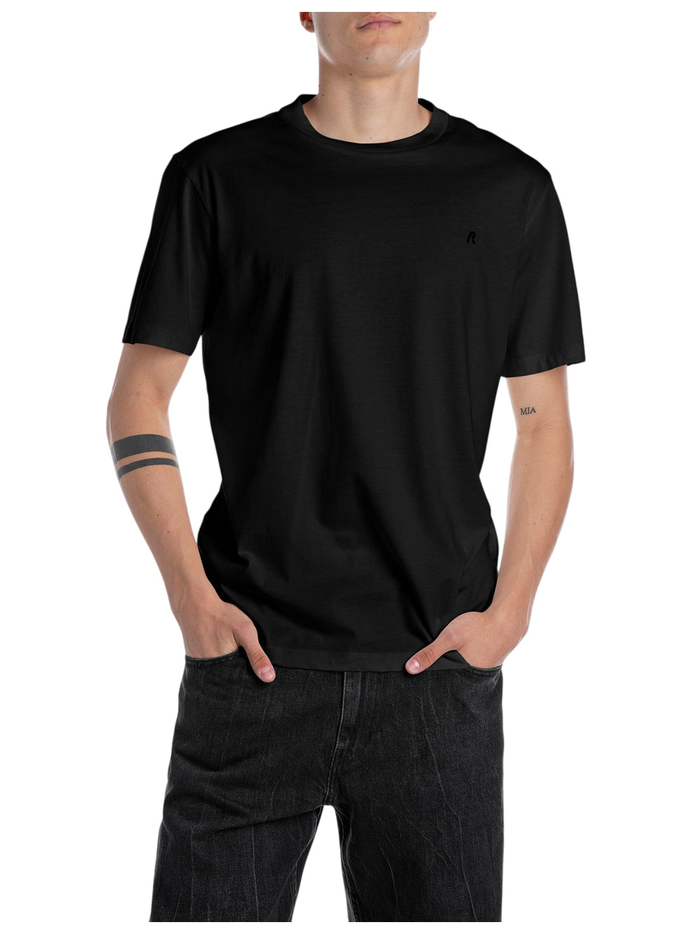 T-shirt REPLAY Uomo - Nero