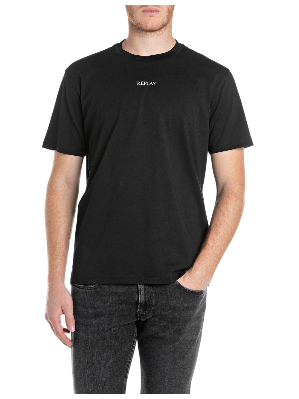 T-shirt REPLAY Uomo - Nero