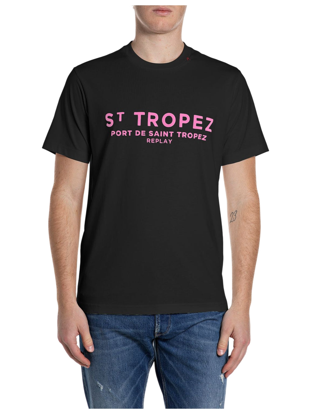 T-shirt REPLAY Uomo - Nero