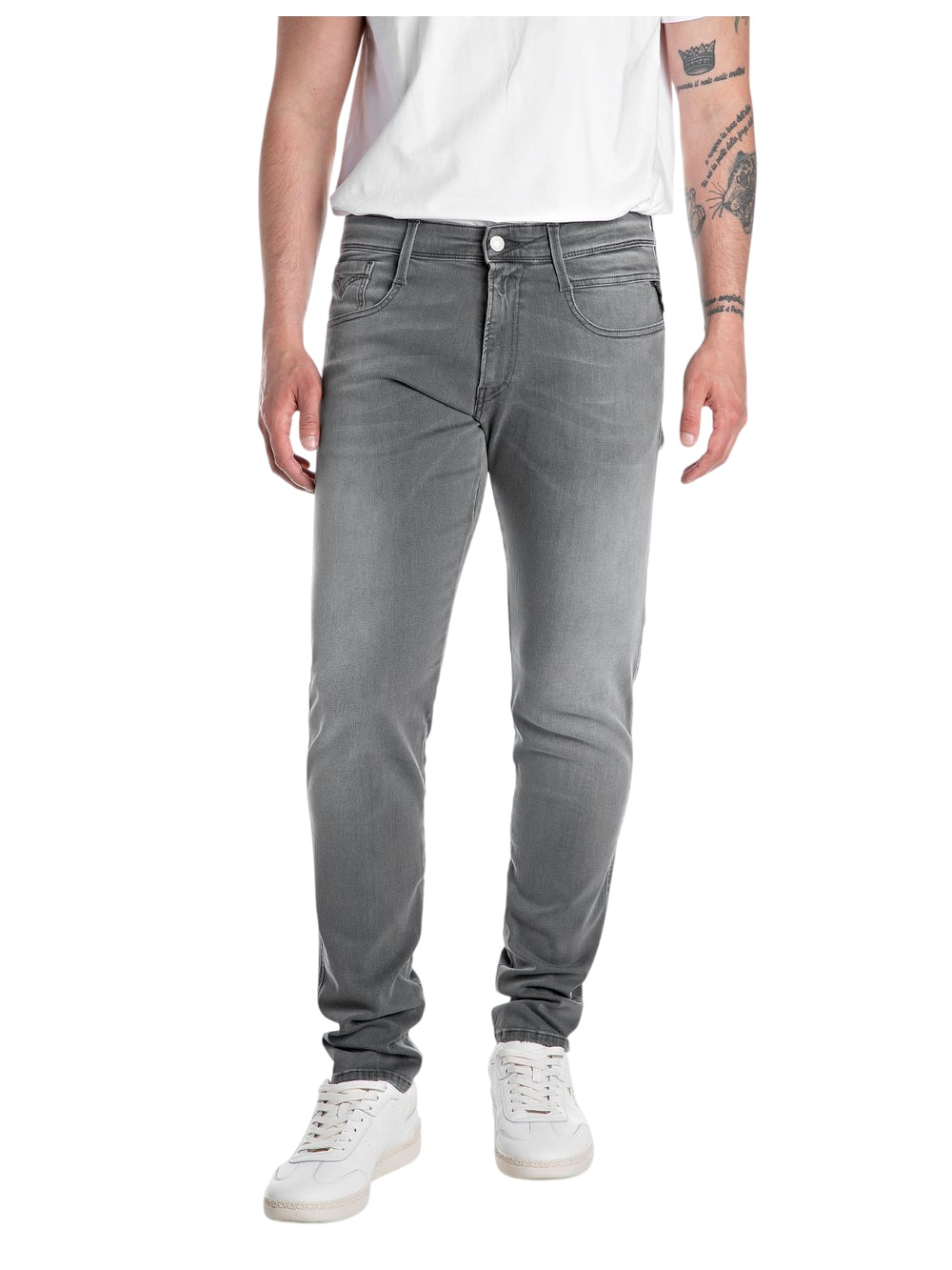 Pantalone Slim Anbass REPLAY Uomo - Grigio