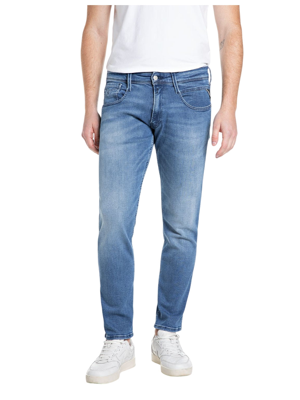 Pantalone Slim Anbass REPLAY Uomo - Blue