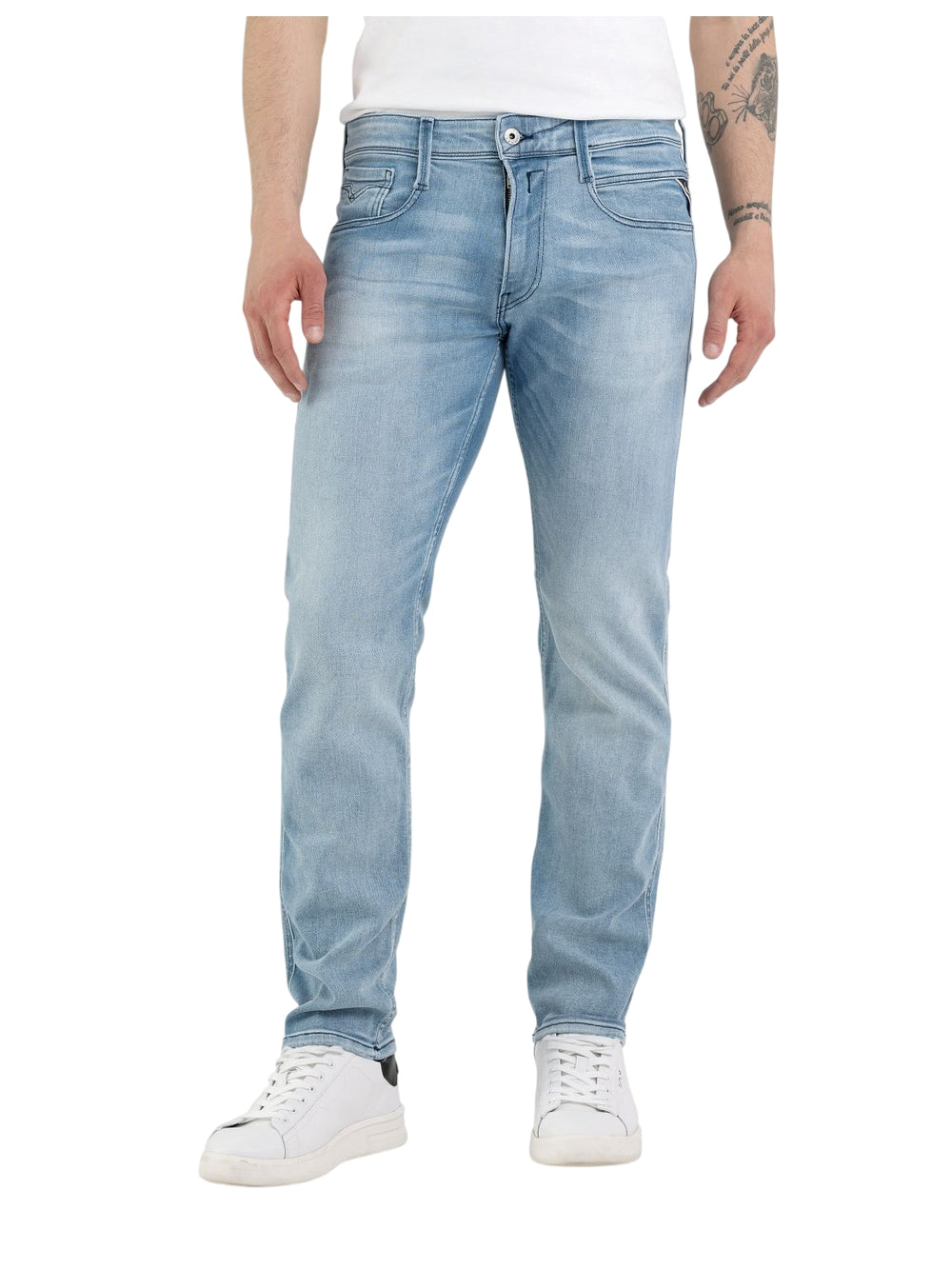 Pantalone Slim Anbass REPLAY Uomo - Blue