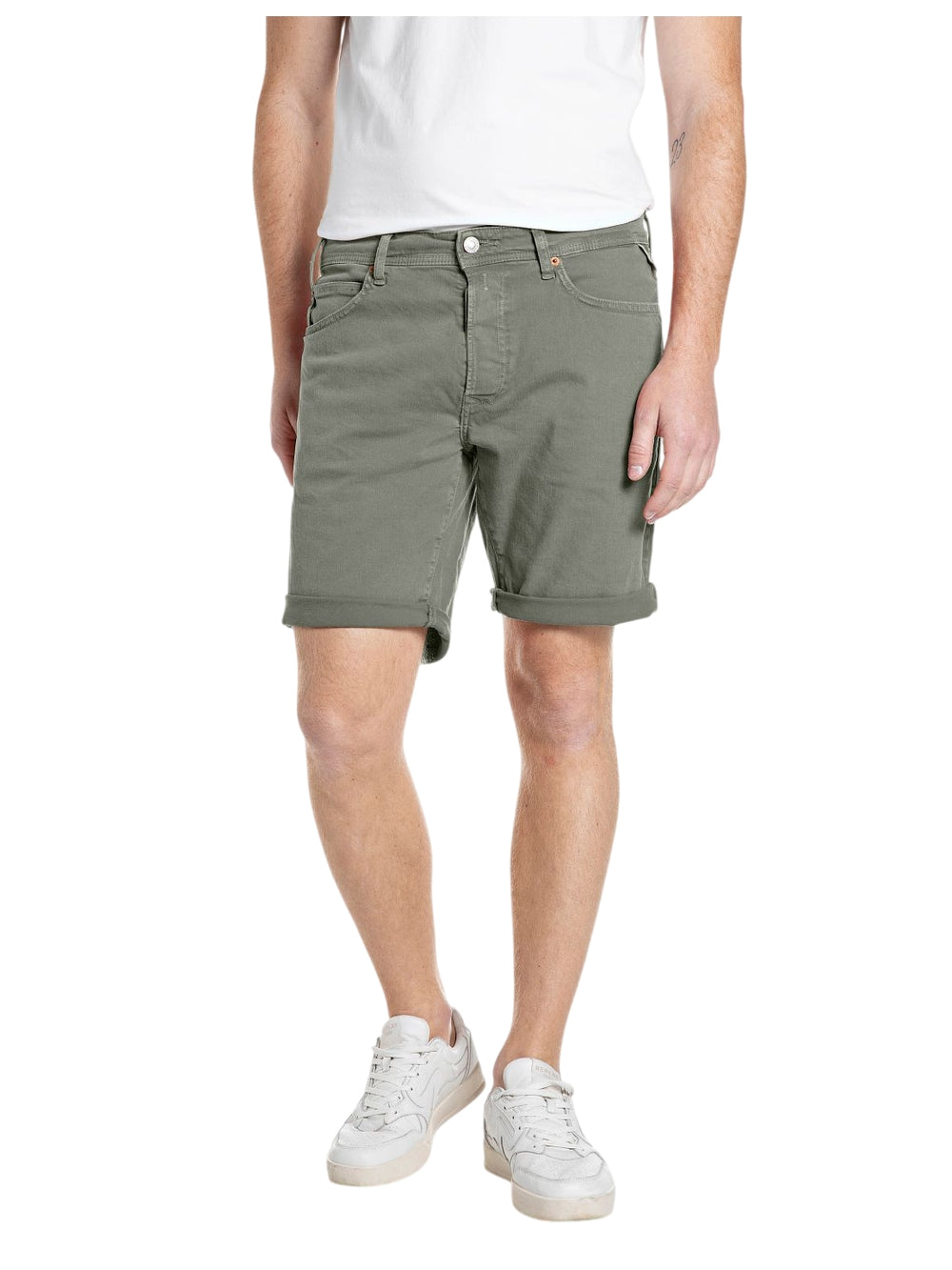 Shorts tapered RBJ.981 REPLAY Uomo - Verde