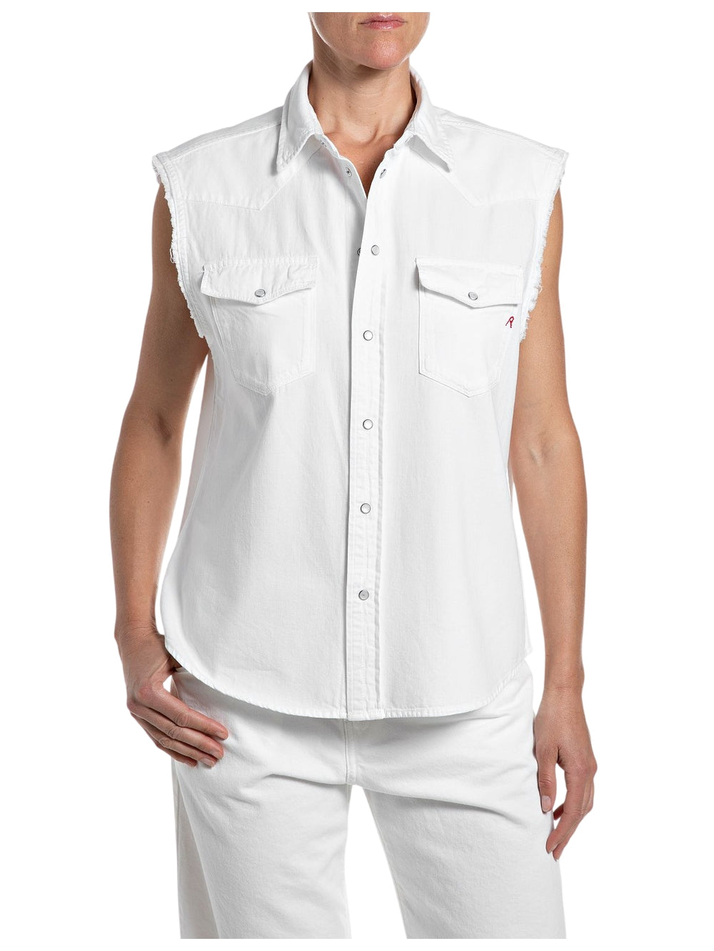Camicia Over REPLAY Donna - Bianco