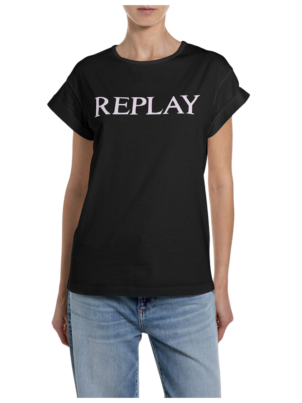 T-shirt REPLAY Donna - Nero