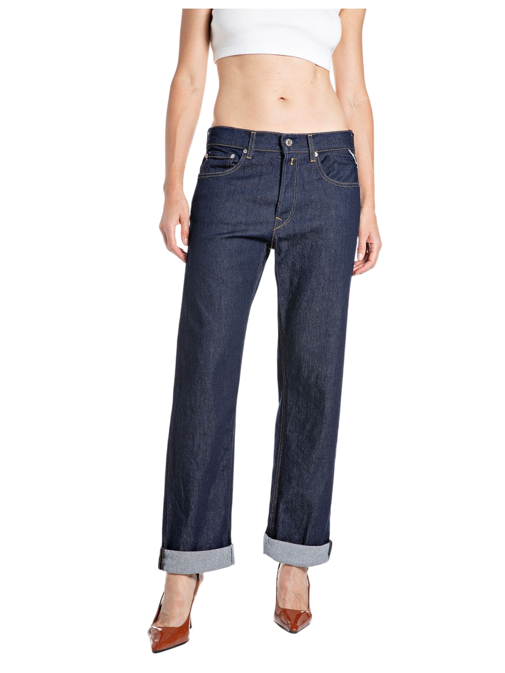 Pantalone Relaxed Aubry REPLAY Donna - Blue