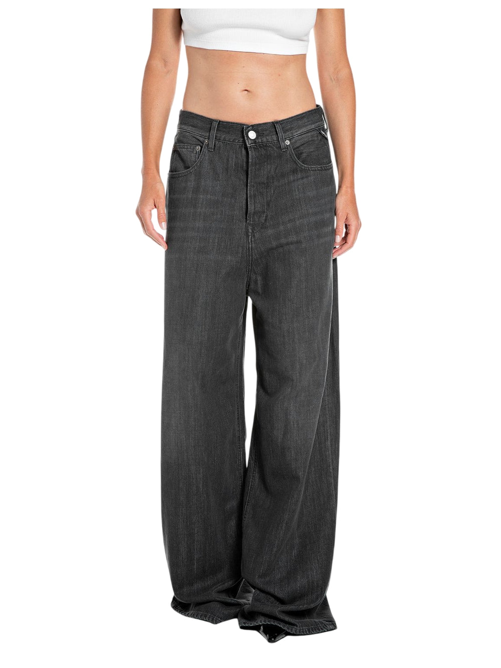 Pantalone Baggy Oversize Margott REPLAY Donna - Grigio