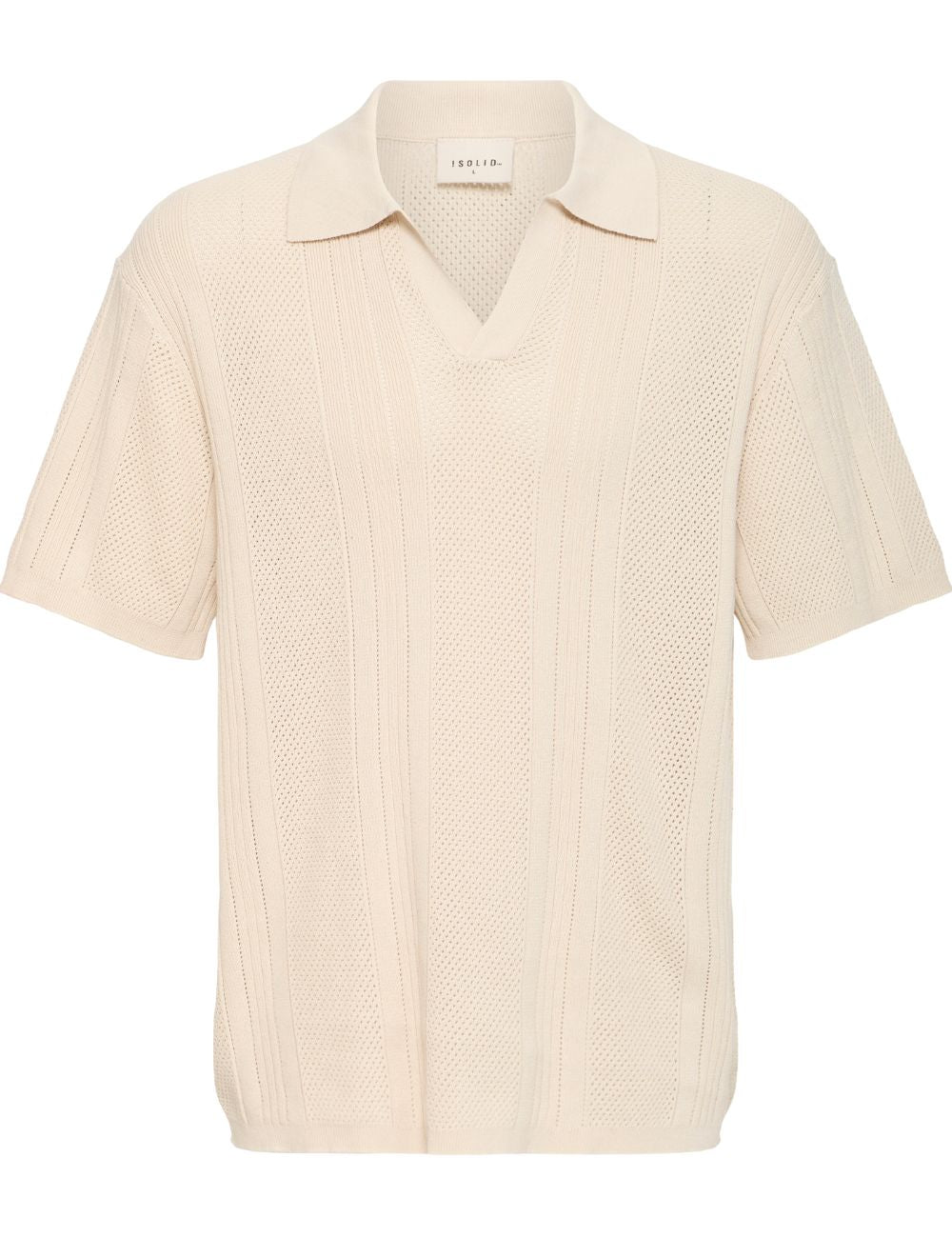 Maglia maniche corte SDTREFOR !SOLID Uomo - Beige