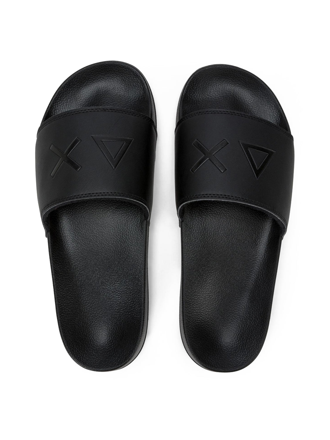 Ciabatta Slippers Logo SUN68 Uomo - Nero