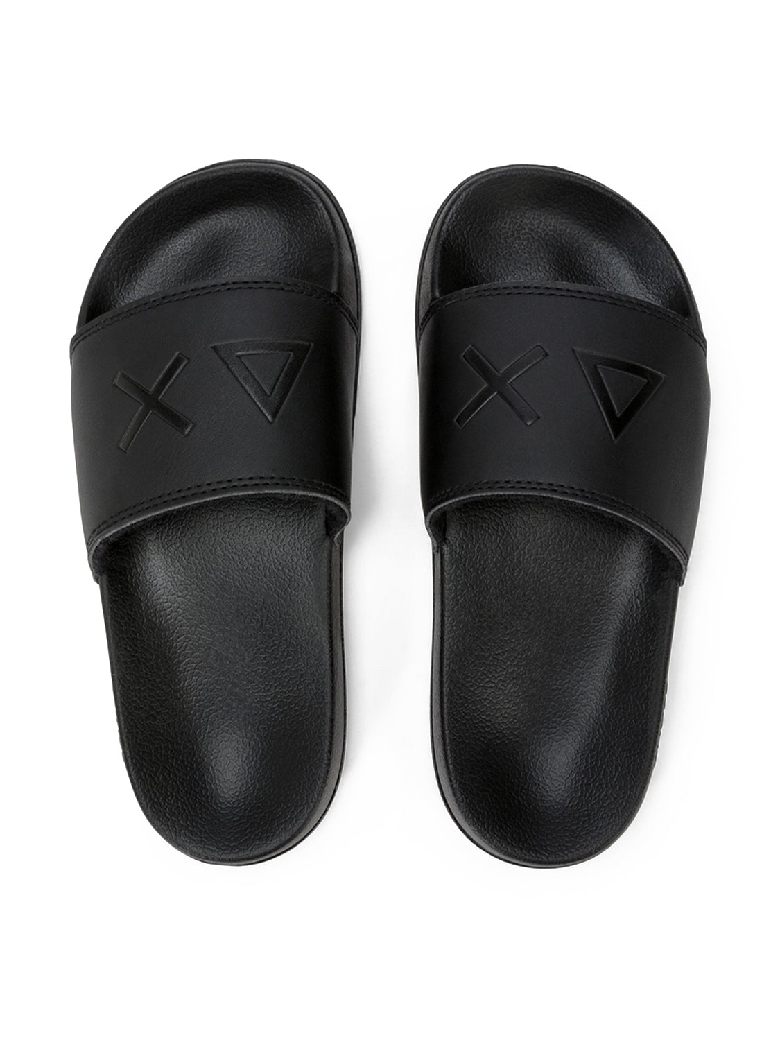 Ciabatta Slippers Logo SUN68 Donna - Nero